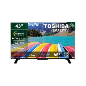 T&eacute;l&eacute;vision LED - TOSHIBA - 43UV2363DG - 43 pouces - 4K UltraHD - Smart TV HDR