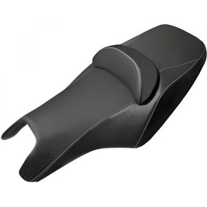 Housse de selle pour Scooter Yamaha 530 Tmax Apr&egrave;s 2012 - TNT - Noir - Cuir synth&eacute;tique