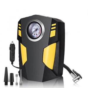 12V Compresseur à Air Portable Gonfleur Analogique 150PSI 30L/MIN Pompe de pneu de Voiture Allume Cigare Electrique Pompe A Velo