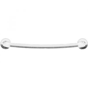 Piercing Nombril Grossesse B&eacute;b&eacute; Maternit&eacute; Longue Barre Ultra Flexible Bioflex Acrylique ABEL Gris LOVEPIERCING