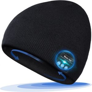 Cadeau Homme Original Bonnet Bluetooth - Idée Cadeau Homme Papa Ado Garcon Cadeau Homme Papa Adulte Noel.