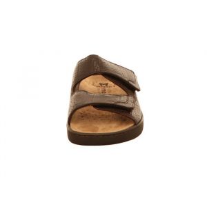 Sandales - Mephisto - JAMES - Peau Marron - Mule - Strass