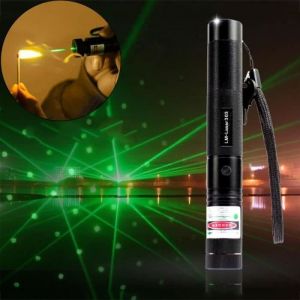 lampe de poche Puissant pointeur laser brûlant Puissant pointeur laser vert Pop ballon Astronomie pointeurs laser Stylos COSKF21409