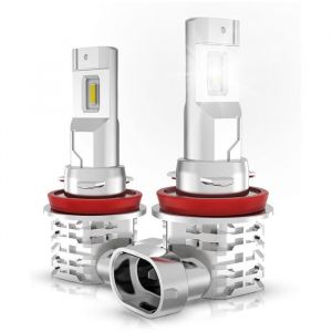 2 Pi&egrave;ces Ampoule H11/H8/H9 LED 6500K Blanc pour Voiture 12V-24V dampoule Phare Kit de Remplacement YYV