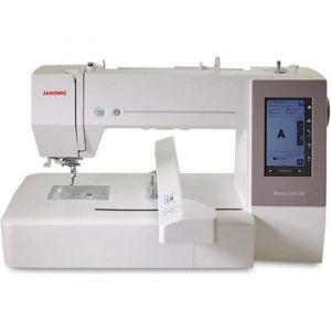 Machine à broder - Janome - Memory Craft 550E - Cadre à broder RE36b - Enfileur automatique - Couleur blanche