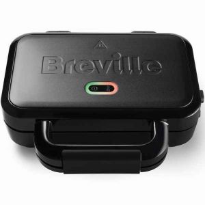 Appareil &agrave; croque-monsieur - Breville - VST082X - Extra profond - Plaques anti-adh&eacute;sives - Compatible gaufrier