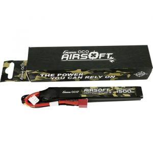 Gens ace Pack de batterie (LiPo) 7.4 V 1500 mAh Nombre de cellules: 2 25 C flat fiche T mâle