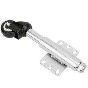 Roulettes à Ressort Absorbant les Chocs pour Portail - ZVD - 2 po - Pivotante - A platine - Lot de 2