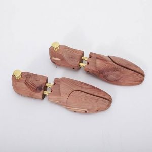 NETBOAT 1 Paire Bois Chaussures Arbre Brancard Shaper Keeper Réglable Largeur Bois Chaussures Arbre Brancard Shaper,41~42