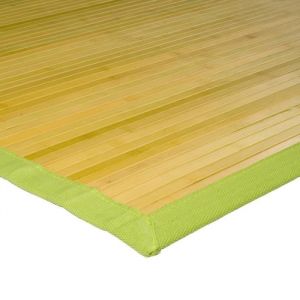 Tapis en bambou - THE DECO FACTORY - Solo - Vert - 70 x 120 cm