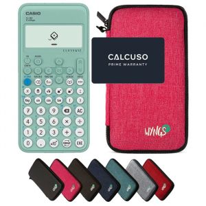 Calculatrice Casio fx-92 Coll&egrave;ge avec Housse de Protection WYNGS incluse Rose - Calculatrice Scientifique