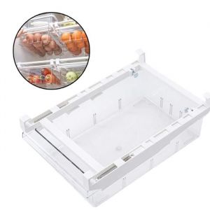 Organisateur de réfrigérateur tiroir de réfrigérateur réfrigérateur transparent suspendu coulissant pour congélateur cuisine