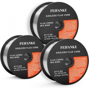 Fil Fourr&eacute; Sans Gaz Fil Fourr&eacute; 08MM E71T-GS 3KG - Bobine MIG MAG pour Soudage