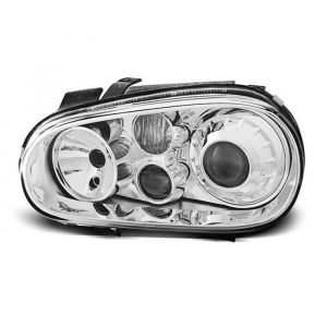 Paire de feux phares VW Golf 4 97-03 Look R32 chrome