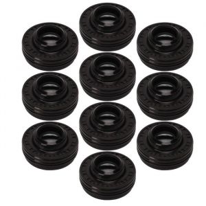 Kit de Joint Darbre de Compresseur AC 10 Pièces Joint à Lèvre en Caoutchouc pour Compresseur de Climatisation 10PA