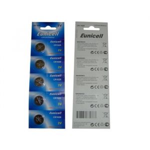 Lot de 10  Piles CR1620 3V NEUF sous blister EUNICELL