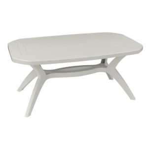 Table Ibiza - Blanc 165 x 100 cm
