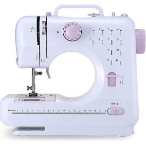 505A 12 points Machine &agrave; coudre &eacute;lectrique Mini machine &agrave; coudre domestique &agrave; double fil EU 220V