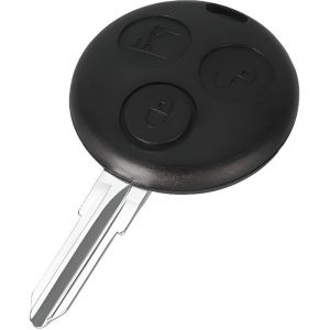 Coque Clé pour Smart Fortwo 450 City Coupé Cabriolet Roadster Forfour - Plip clé télécommande 3 Boutons Lame Phonillico®