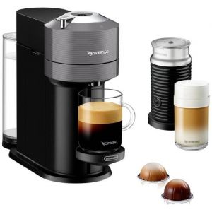 DeLonghi MC DE DL-NESPRESSO ENV120.GYAE FXHU 0132192010 Machine &agrave; capsules gris fonc&eacute; (mat) noir avec Aeroccino