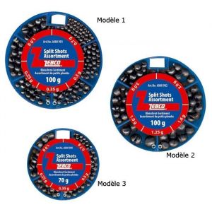 BOITE ASSORTIMENT PLOMBS ZEBCO (70 - 3)