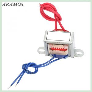 ARAMOX transformateur de puissance EI AC 12V / 24V Tension de sortie 2W Entr&eacute;e 220V 50Hz Transformateur de electronique regulateur