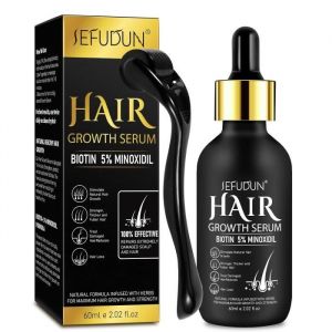 Minoxidil Hair Growth Serum Kit Minoxidil for Men and Women Hair Minoxidil With Biotin Hair Regrowth Treatment for Scalp Hair