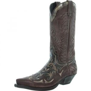 Bottes Sendra Ibiza en cuir pour homme - Marron - Motifs indiens - Extérieur 100% cuir