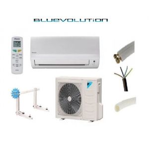 PRET A POSER CLIMATISATION DAIKIN 2000W REVERSIBLE FTXB RXB20C + KIT DE POSE 7 METRES + SUPPORT MURAL
