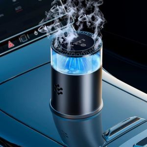 Humidificateur diffuseur dar&ocirc;mes - Diffuseur de parfum daromath&eacute;rapie - D&eacute;sodorisant automatique pour voiture - D&eacute;sodorisant