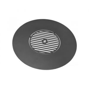 Plaque de cuisson avec grille pour bras&eacute;ro en acier &Oslash; 82 cm - Sans anses Sans Anses