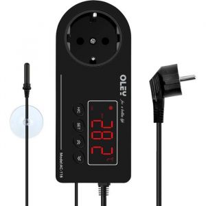 Thermostat Terrarium Prise Thermostat Refroidissement et Chauffage Thermostat de Reptile pour Serpents Tortues L&eacute;zards Geckos