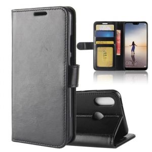 Coque Protection Huawei P20 Lite Noir Couleur Cuir Élégant Magnétique Mince Silicone Bumper Coque 360° Antichoc