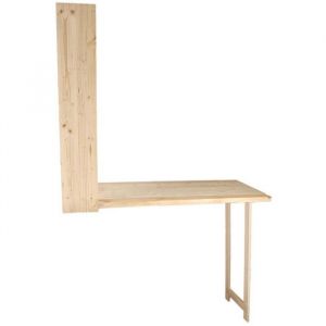 Bar dext&eacute;rieur avec table mange debout int&eacute;gr&eacute;