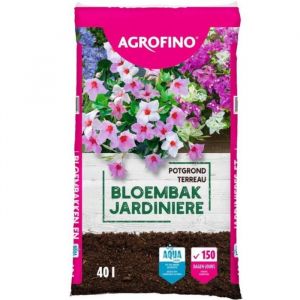 Terreau rosiers jardini&egrave;res et plantes dorangerie Agrofino 150 jours de nutrition 40L