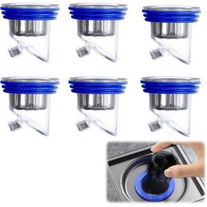 Siphon de douche anti-odeurs - Siphon de sol anti-odeurs - Clapet anti-retour pour siphon de douche - Bouchon de siphon de sol anti