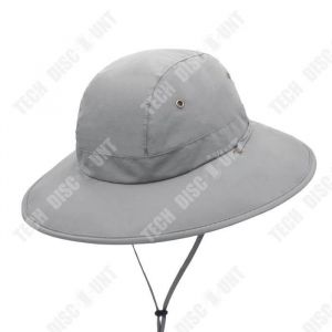 TD® Chapeau de soleil à large bord unisexe anti-éclaboussures deau pêche en plein air chapeau de soleil vacances surf chapeau