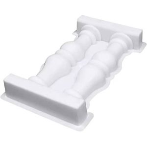 Moule de cl&ocirc;ture en b&eacute;ton balcon romain pour balustrades de jardin d&eacute;coration de bordure effet pierre