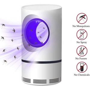 Lampe Anti Moustique Tue Mouches Destructeur d Insectes Electrique 5W Lampes de Tueur de moustiques UV LED R&eacute;pulsif