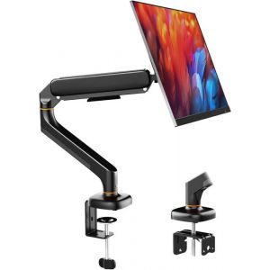 Bras &Eacute;cran Pc Pour Moniteur 13-32 PoucesSupport &Eacute;cran Ergonomique &Agrave; Ressort &Agrave; GazR&eacute;glable En HauteurInclinablePivotantRotatif
