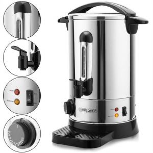 MONZANA® Distributeur de boissons chaudes 88L en acier inoxydable Marmite à vin chaud 950W avec température réglable 40 tasses