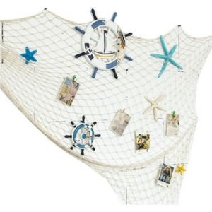 Filet de P&ecirc;che D&eacute;coratif avec Coquilles D&eacute;coration Style de M&eacute;diterran&eacute;en Murale &agrave; Suspendre d&eacute;coration Maison Beige 150 * 200cm