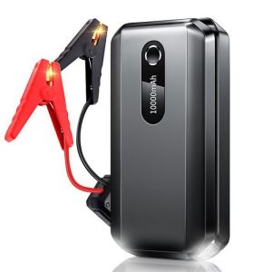 Baseus Booster Batterie Voiture-12V 1000A-Jump Starter Portable 10000mAh-Jusqu’à 4.0L Essence-2.5L Diesel-Noir