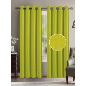 Rideaux - HOME DECO - 140 x 260 cm - Effet Lin - 12 Coloris - Lavable 30&deg;C