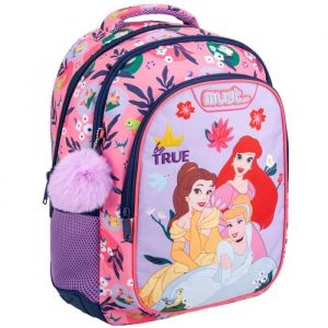 Sac à dos - Disney - Princesse - 43 CM - 2 Compartiments - Mixte