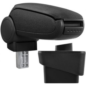 pro.tec accoudoir central spécifique pour Audi A1 (8X à partir de lannée modèle 2010) - accoudoir avec compartiment de