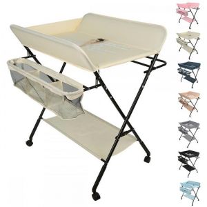 MIPAN Table à langer pliable et portable pour bébé(beige)