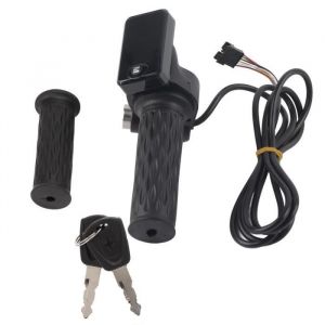 Accelerateur trottinette electrique Poignée De Moto avec Câble Tirage bike rapide pour 50cc/125cc Poignée daccélérateur de Vélo