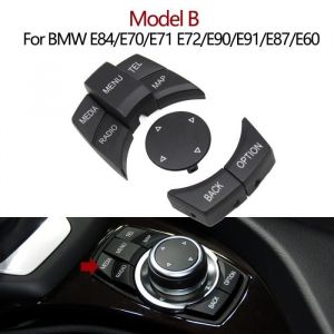 E90 Modèle B - Voiture Cic Idrive Multimédia Contrôle Bouton Bouton De Menu Clés Pour Bmw X1 X5 X6 1 3 5 Séri