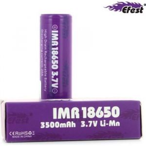 Accu IMR 20A 18650 3500 mAh Efest Purple
